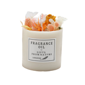 Romantic Dried Flower Candle