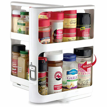 Rotating Spice Rack Organizer